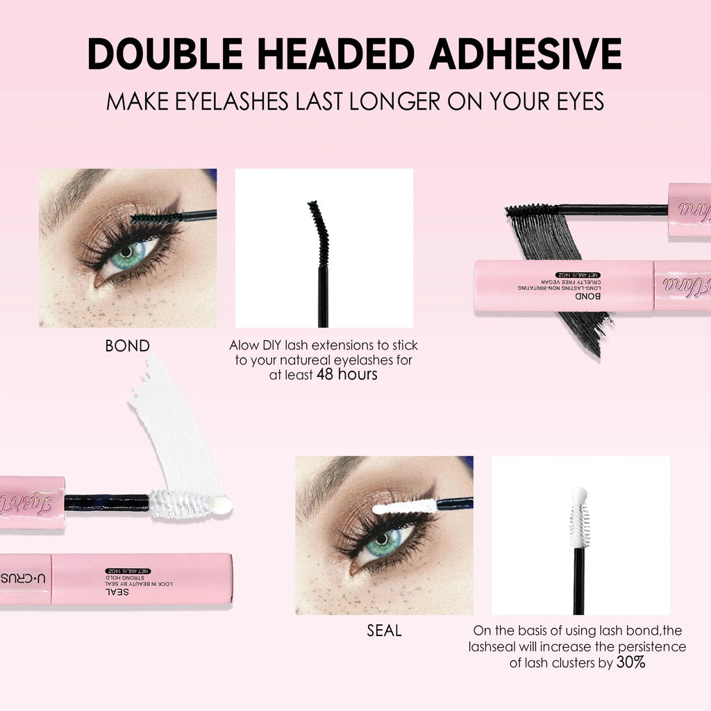 Colle cils Bond & Seal 8 ml – Fixation extra forte pour extensions de cils DIY