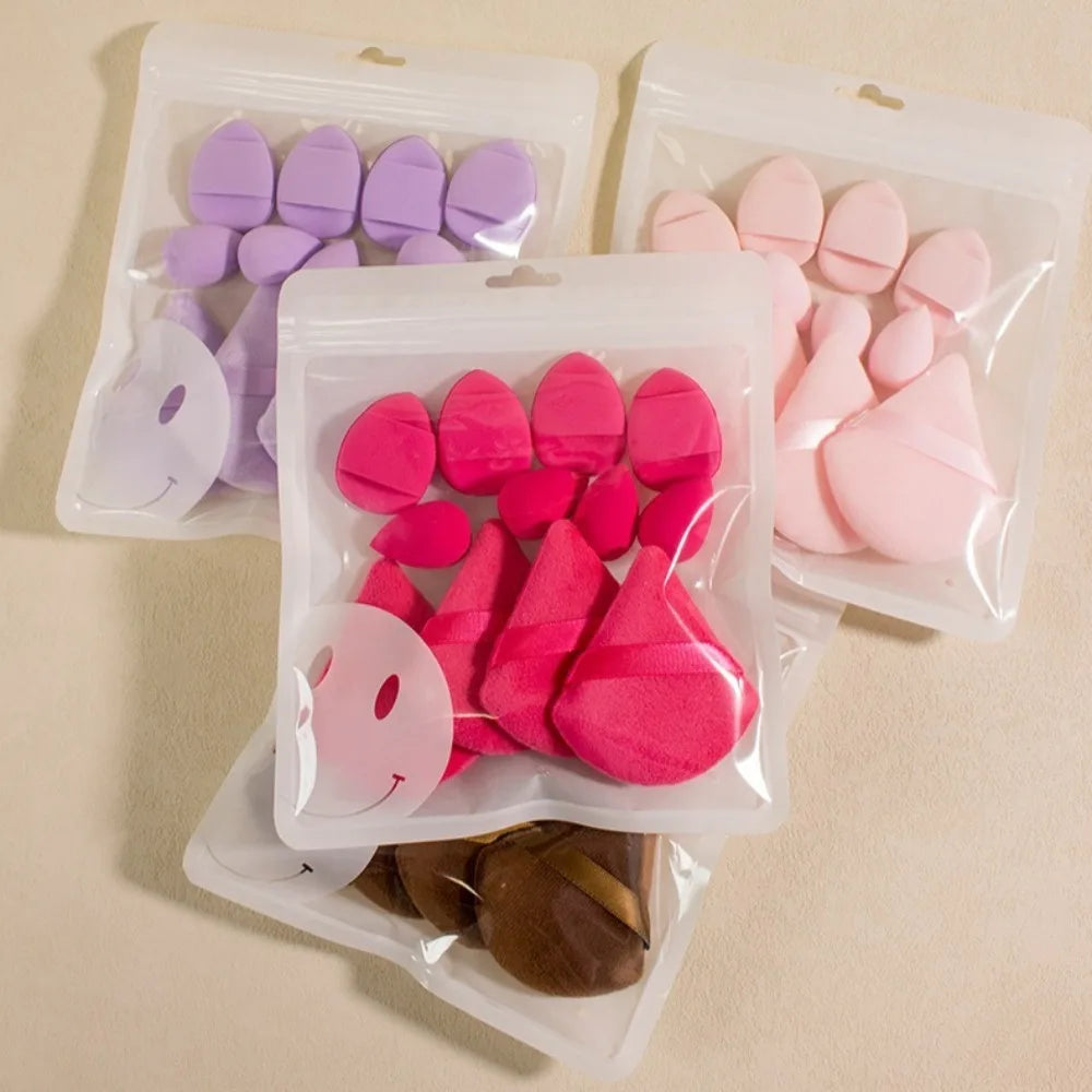 Lot de 12 éponges maquillage professionnelles – Beauty blender fond de teint & correcteur