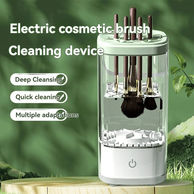 Nettoyeur électrique de pinceaux maquillage USB – Rechargeable – Nettoyage automatique & séchage rapide