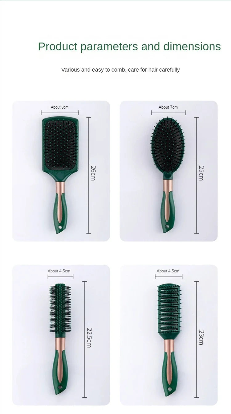 Brosse à cheveux professionnelle – Plate, ronde ou pneumatique – Plusieurs couleurs – Tous types de cheveux