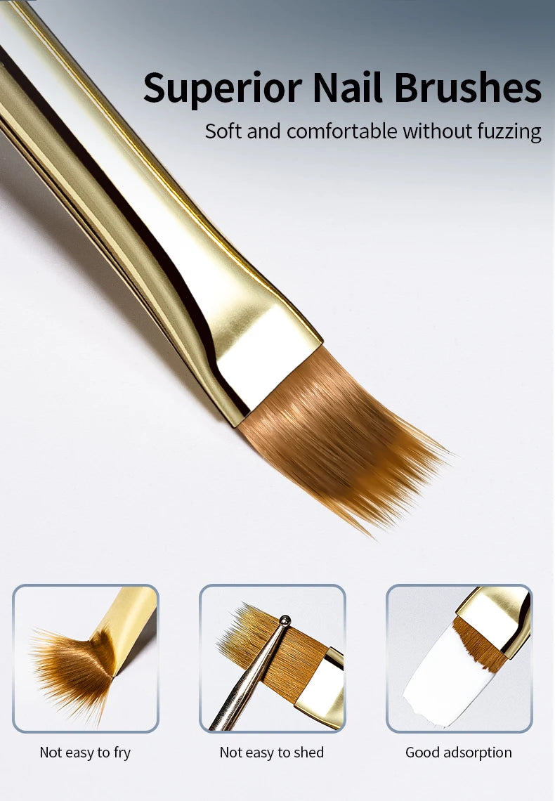 Pinceau Nail Art dégradé – Elastic Sweep Brush pour effets lissés