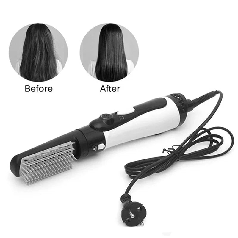 Brosse soufflante 3-en-1 ionique – Sèche-cheveux brosse volumisante lissante et bouclante