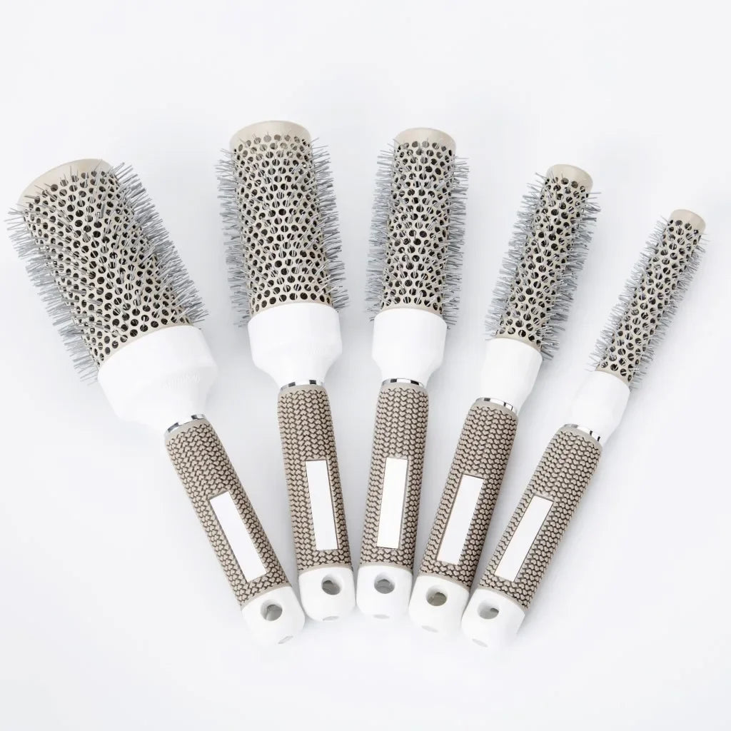 Brosse ronde thermique professionnelle – Set de 6 tailles pour brushing volume et coiffage