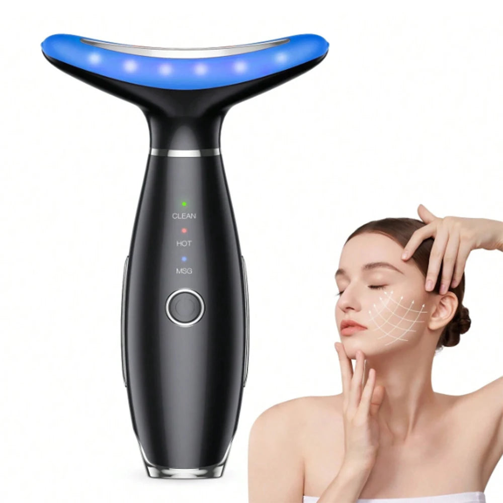 Appareil massage visage & cou LED – Lifting, anti-âge et raffermissement