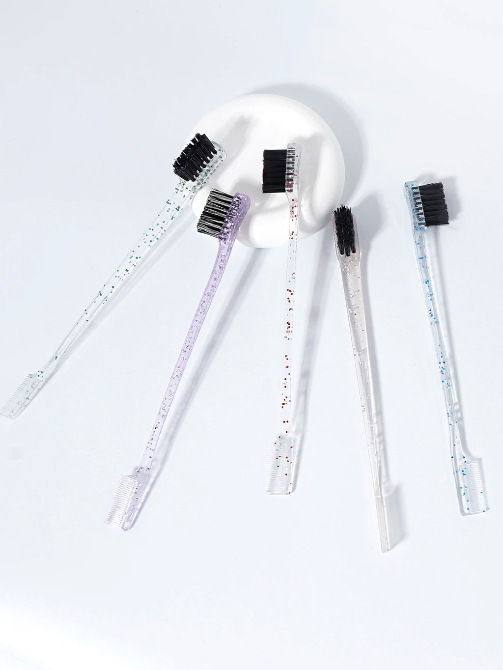 Brosse double face pour baby hair & sourcils – Contrôle précis des contours
