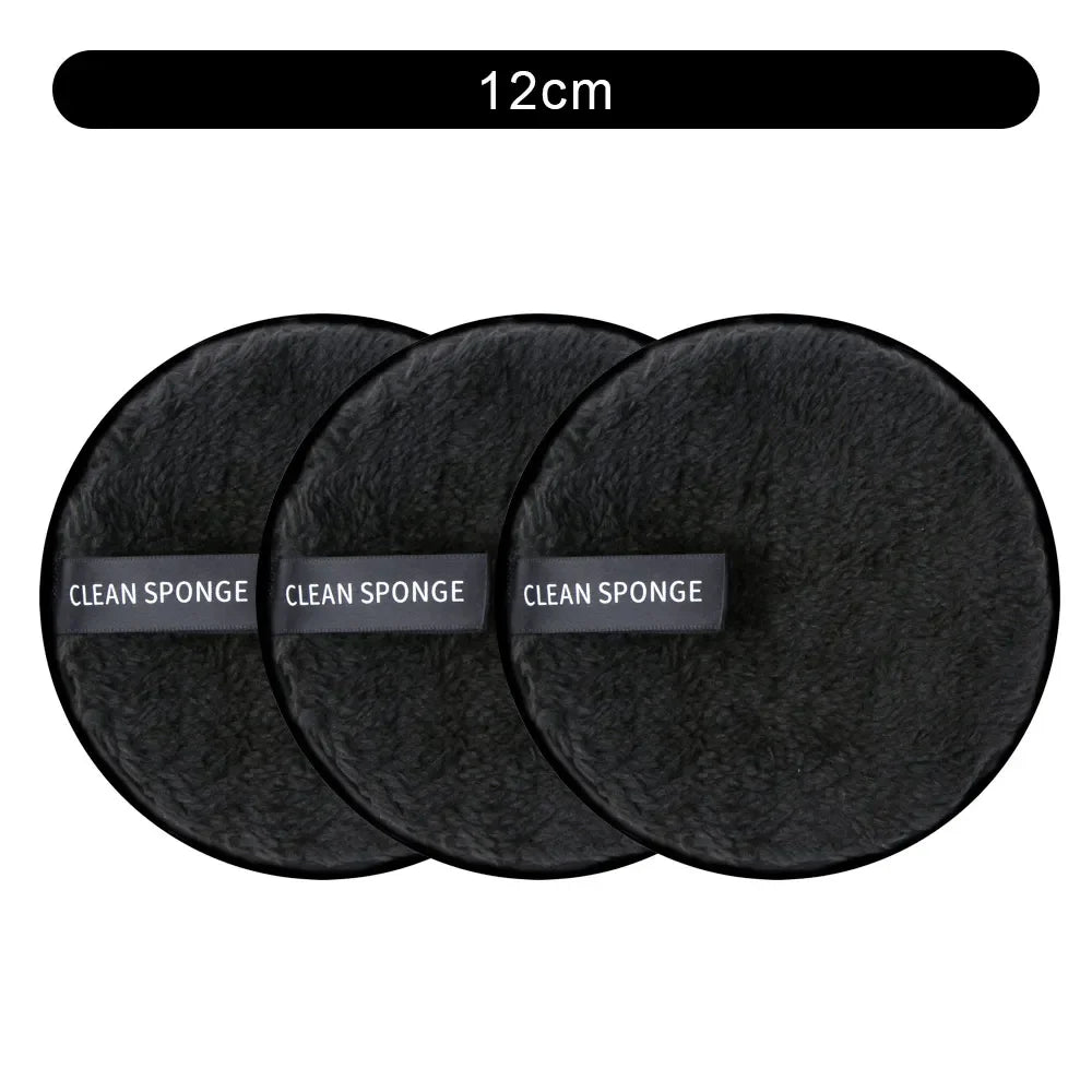 Cotons démaquillants réutilisables en coton – Lot de 3 disques lavables ultra doux