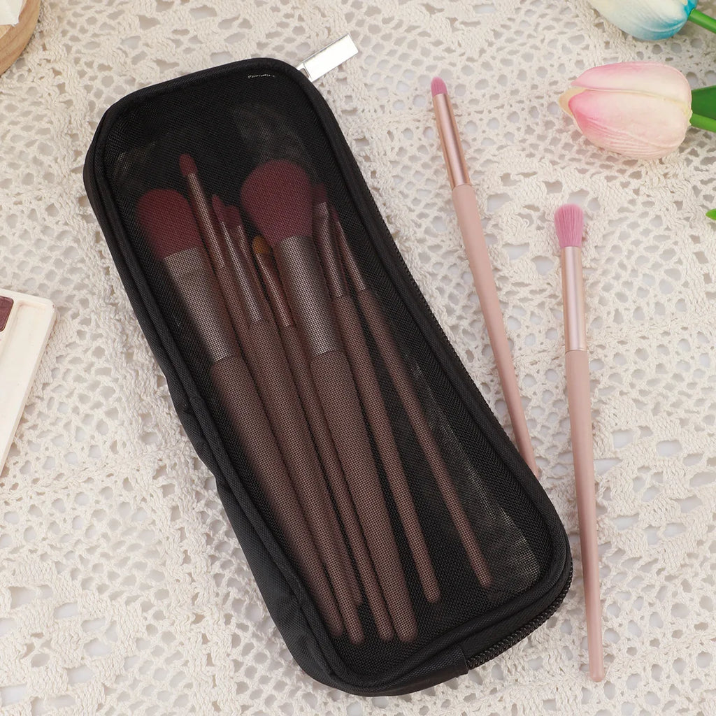 Trousse de voyage pour pinceaux maquillage – Étui organisateur compact & résistant