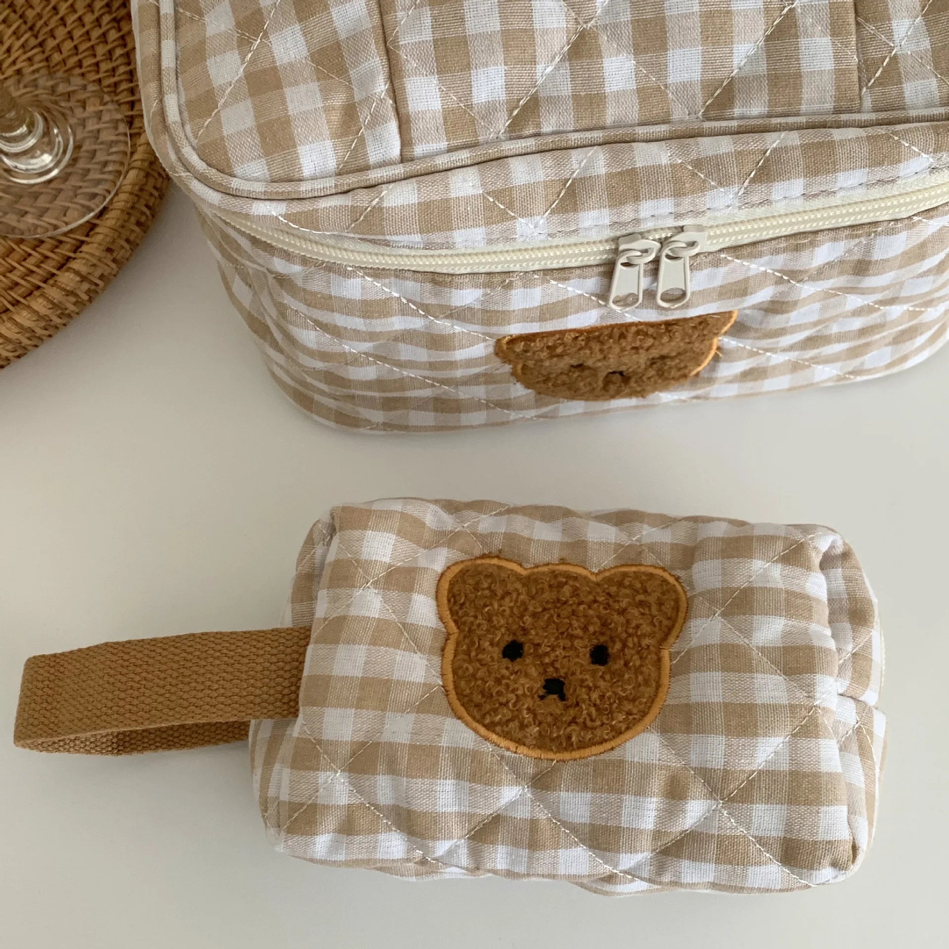 Trousse maquillage ourson – Sac de rangement mignon & pratique pour le quotidien