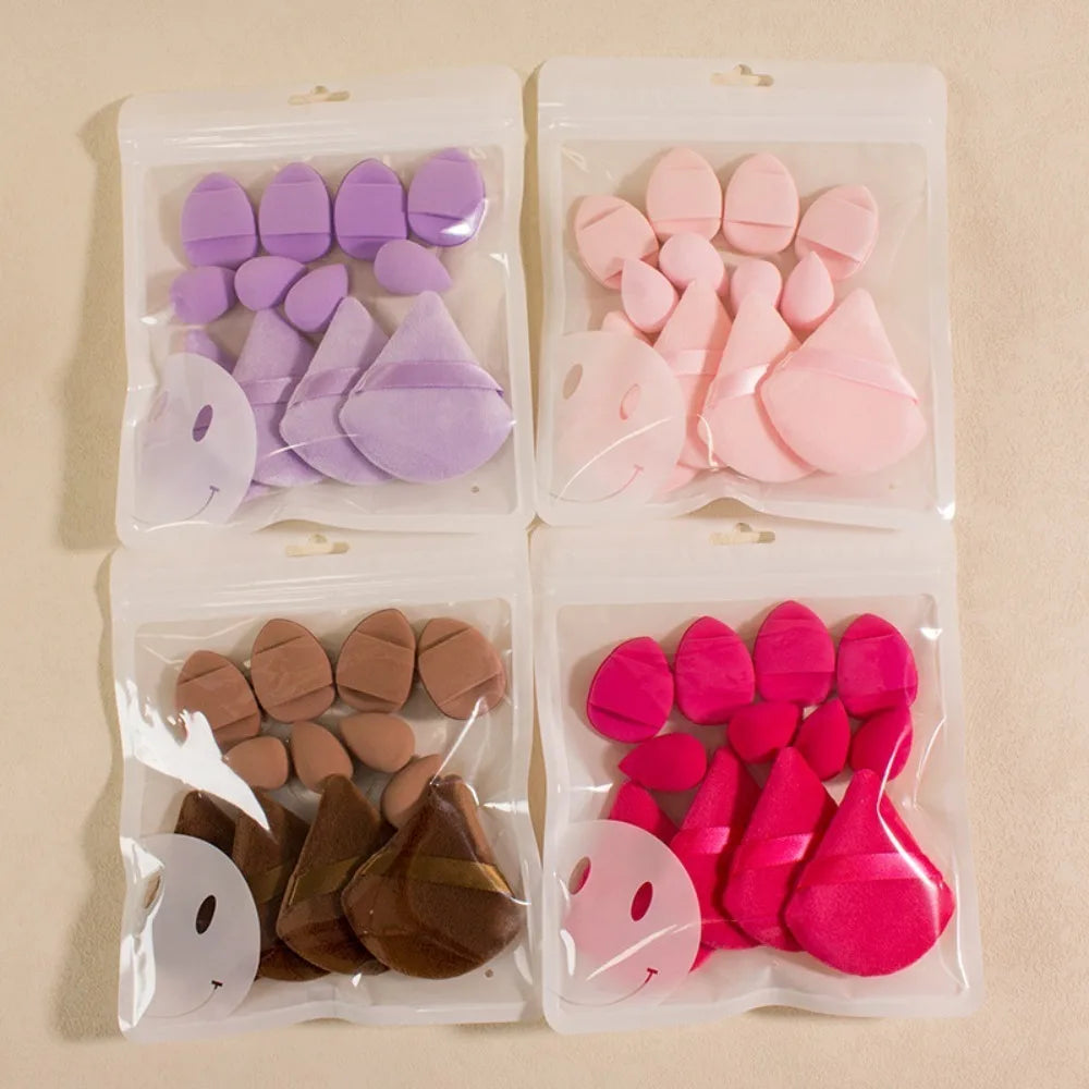 Lot de 12 éponges maquillage professionnelles – Beauty blender fond de teint & correcteur
