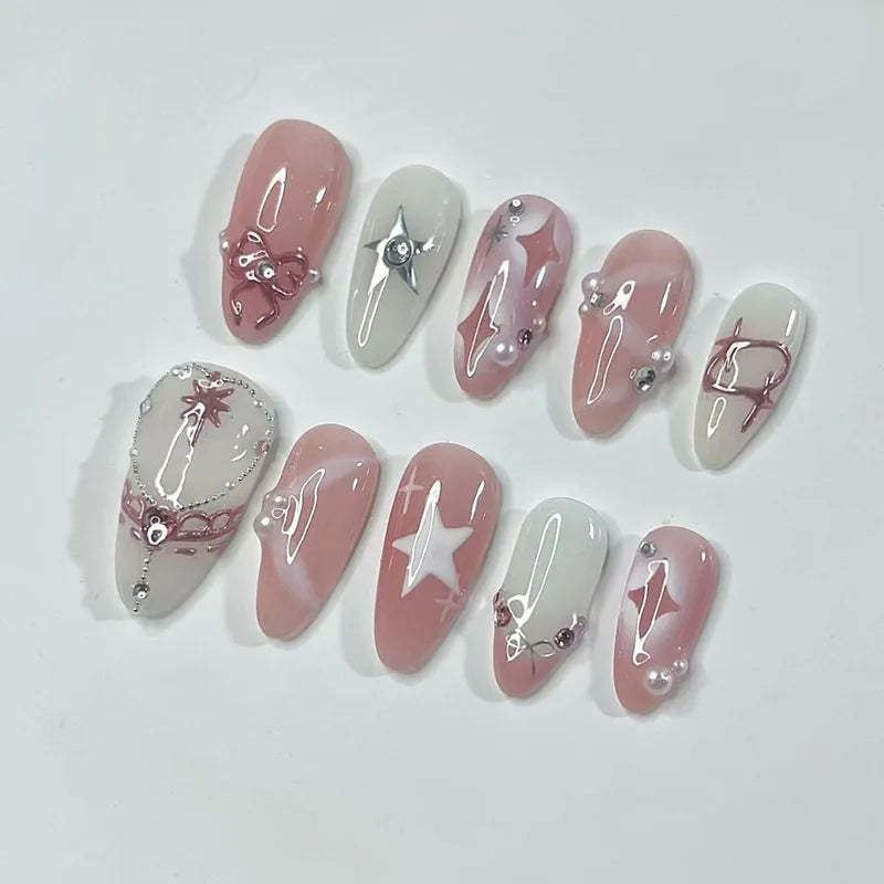 Faux ongles press-on 3D design – Capsules ongulaires effet relief, plusieurs styles