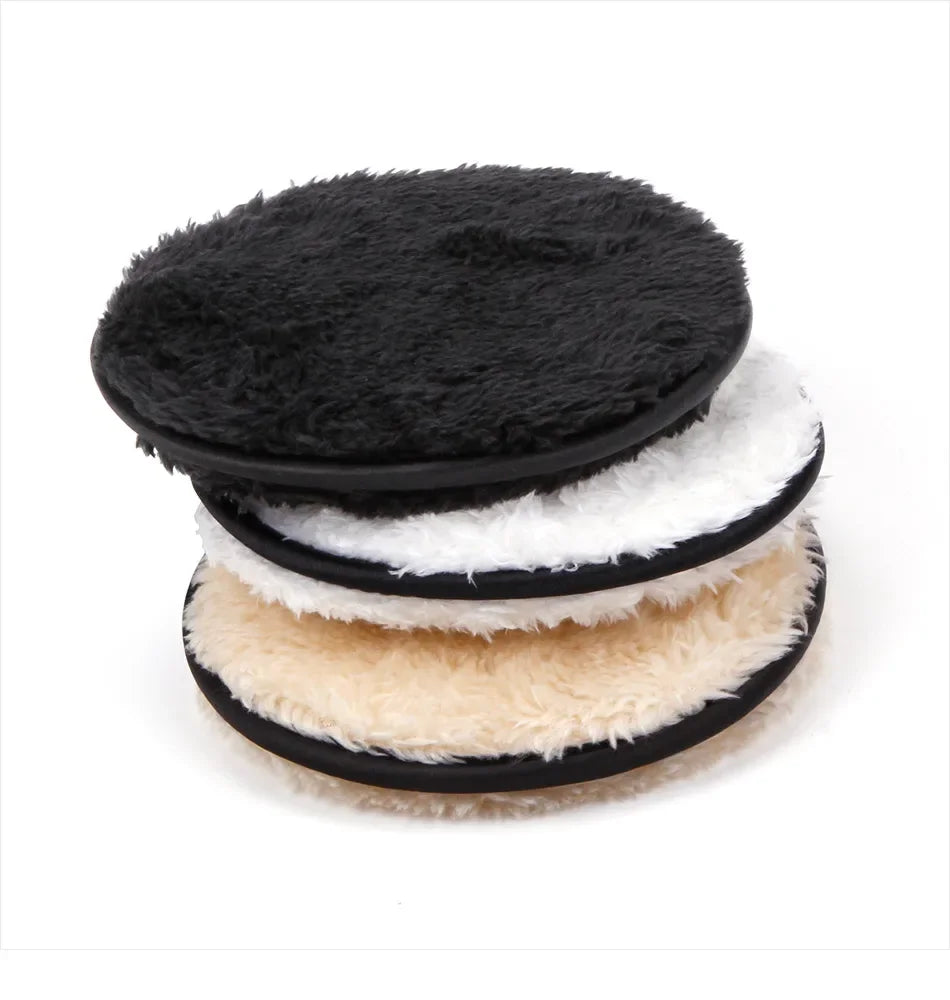 Cotons démaquillants réutilisables en coton – Lot de 3 disques lavables ultra doux