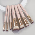 Set de 7 pinceaux maquillage MAANGE – Fond de teint, poudre, blush & correcteur