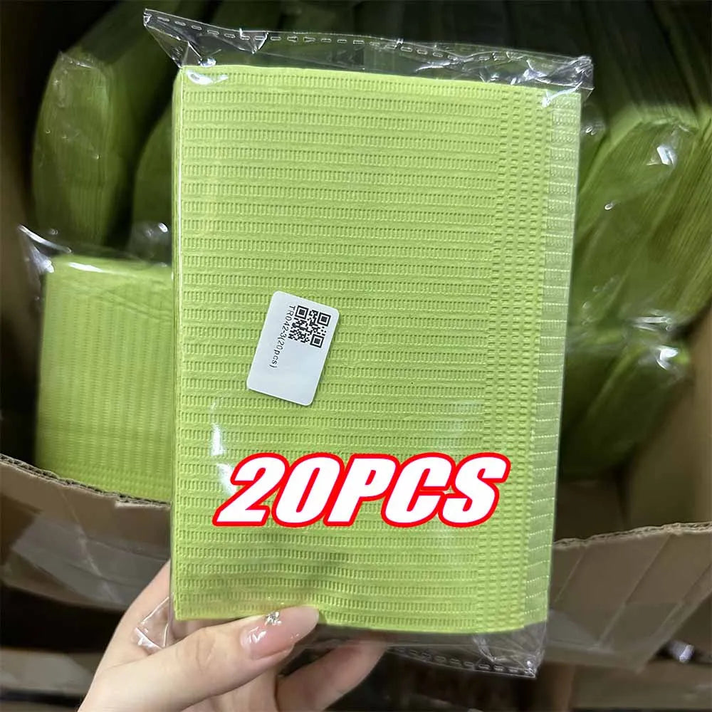 Tapis de table manucure jetables – Papier Nail Art imperméable 3 couches 20 pcs