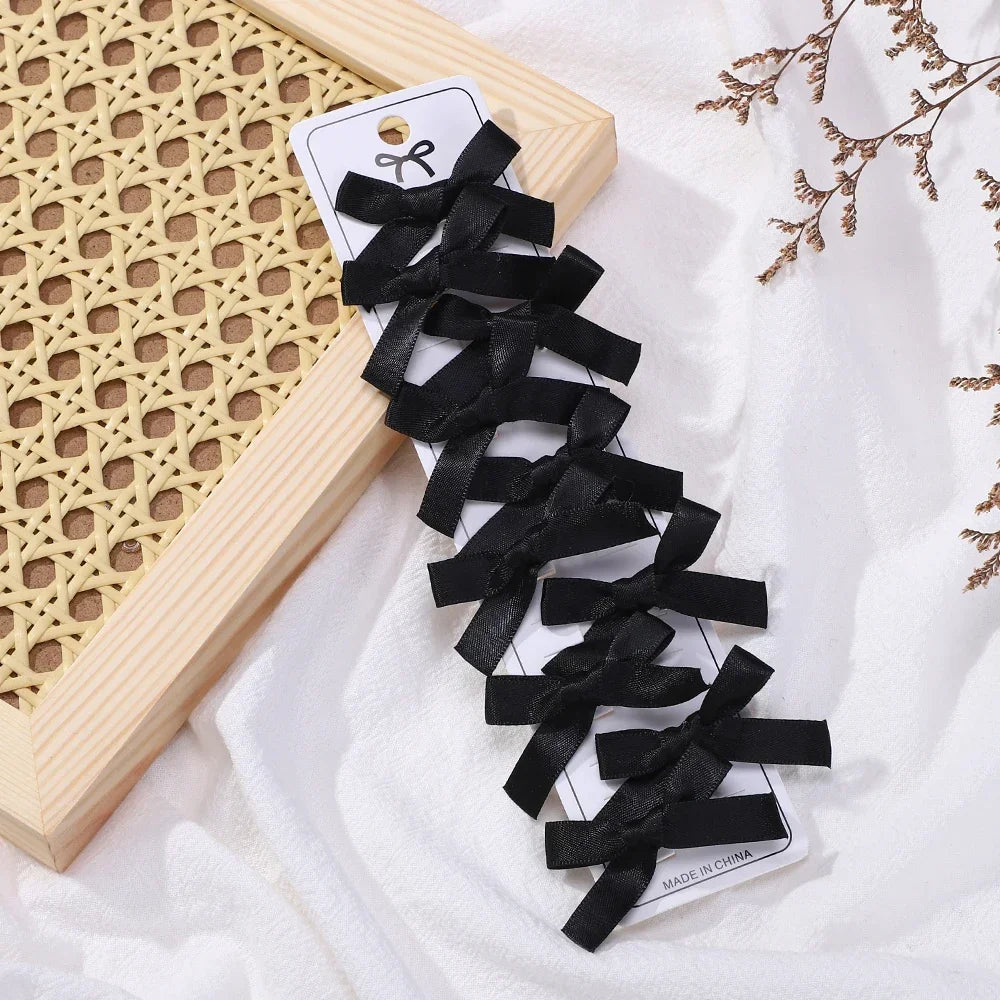 Lot de 10 mini pinces nœuds– Barrettes cheveux fille style ballet