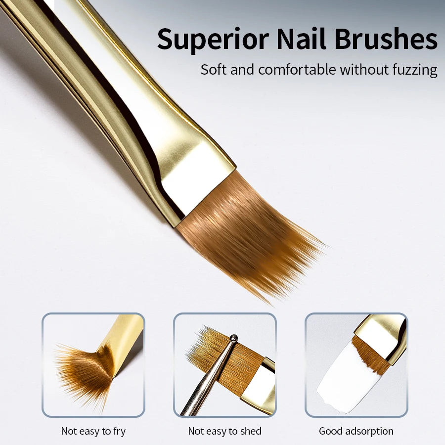 Pinceau Nail Art dégradé – Elastic Sweep Brush pour effets lissés