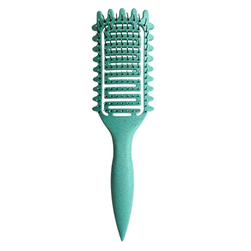 Brosse définissante cheveux bouclés – Brosse ajourée démêlante pour boucles et cheveux ondulés