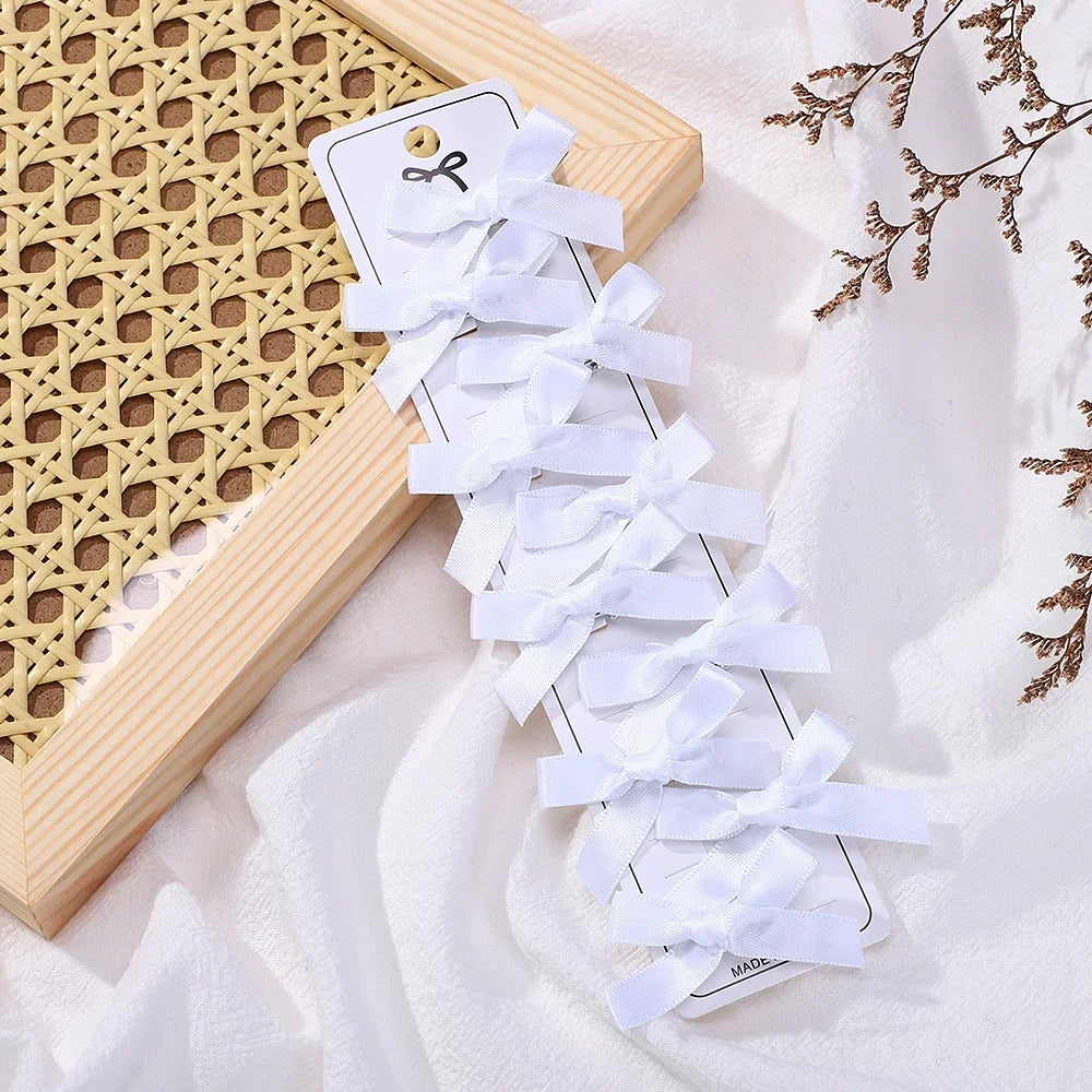 Lot de 10 mini pinces nœuds– Barrettes cheveux fille style ballet
