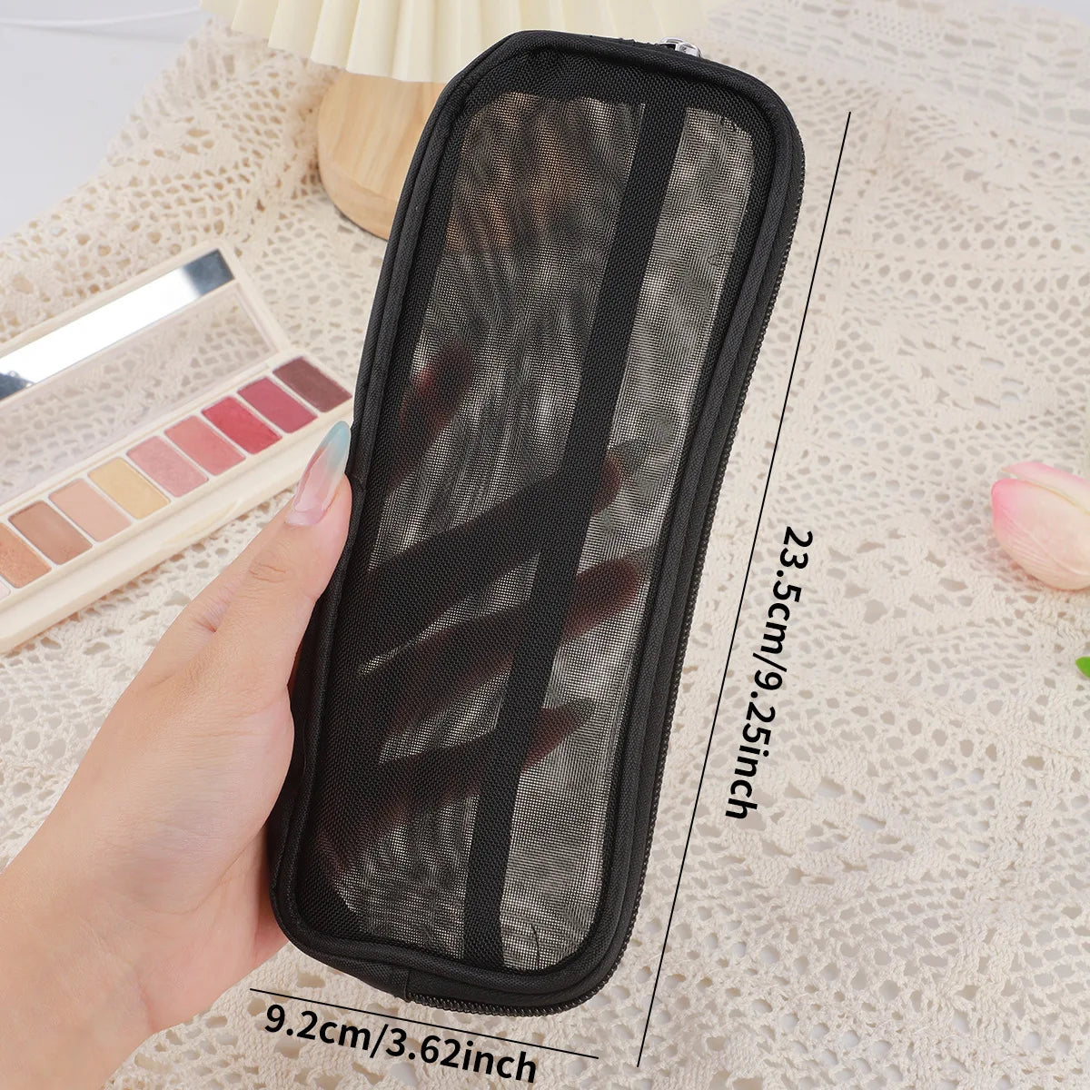 Trousse de voyage pour pinceaux maquillage – Étui organisateur compact & résistant
