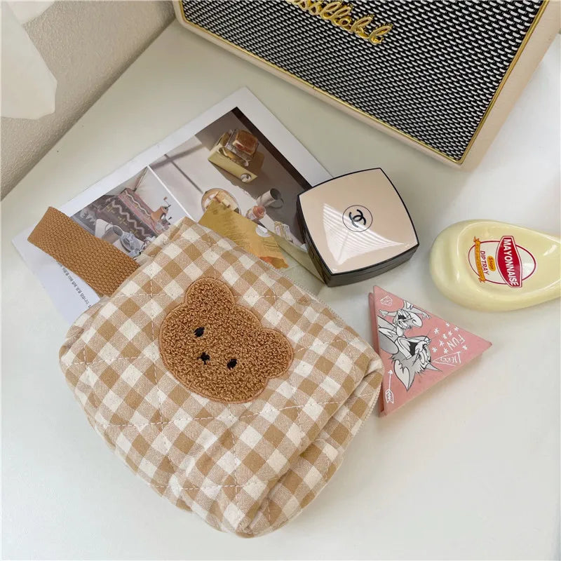 Trousse maquillage ourson – Sac de rangement mignon & pratique pour le quotidien