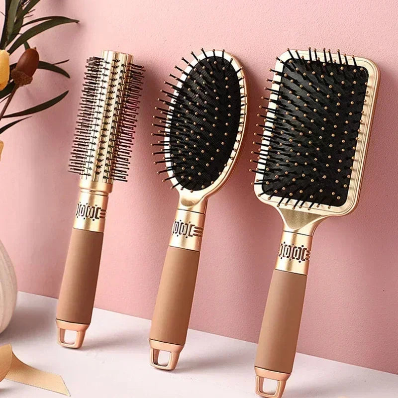 Brosse à cheveux professionnelle – Plate, ronde ou pneumatique – Plusieurs couleurs – Tous types de cheveux