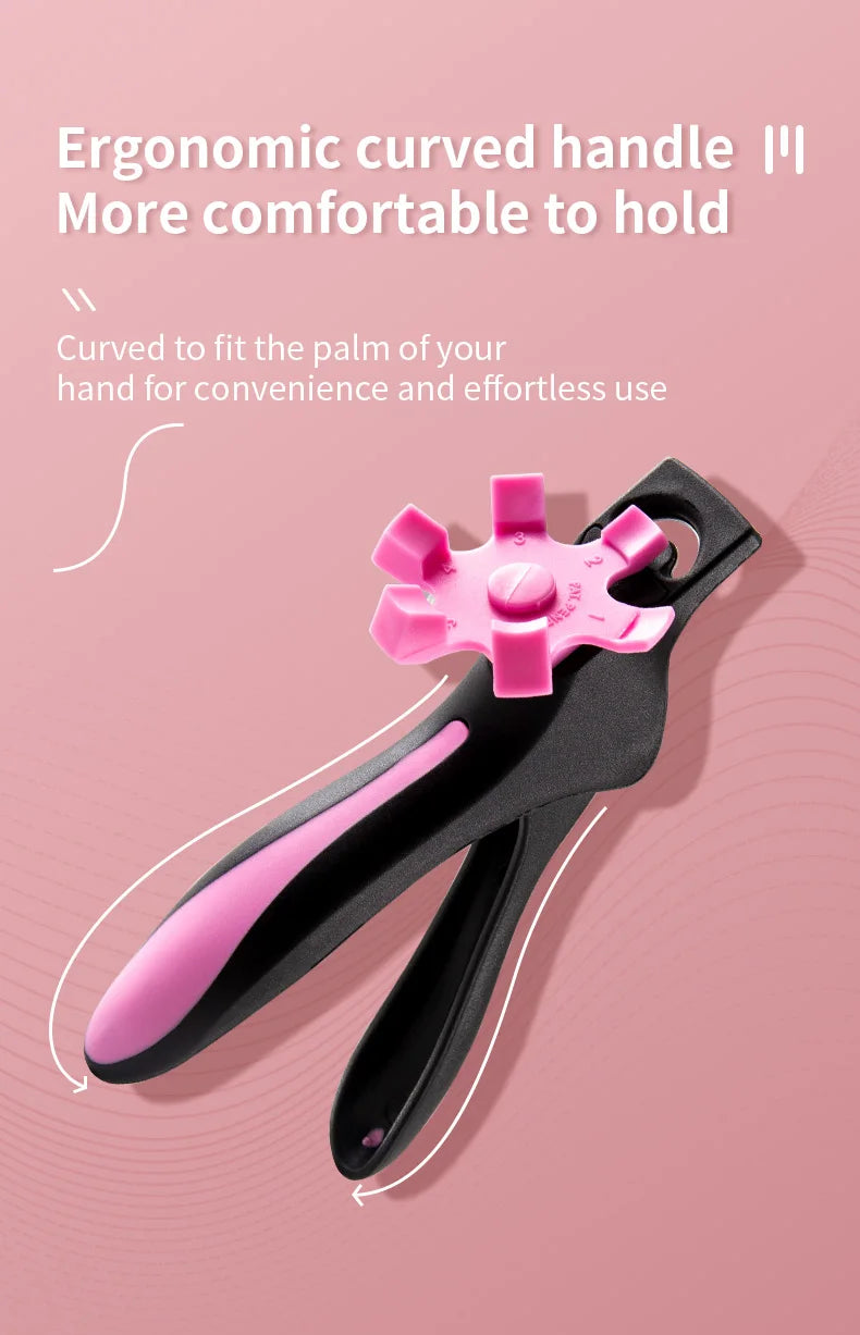 Coupe-ongles en U pour faux ongles – Coupe précise et réglable pour manucure