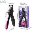 Coupe-ongles en U pour faux ongles – Coupe précise et réglable pour manucure