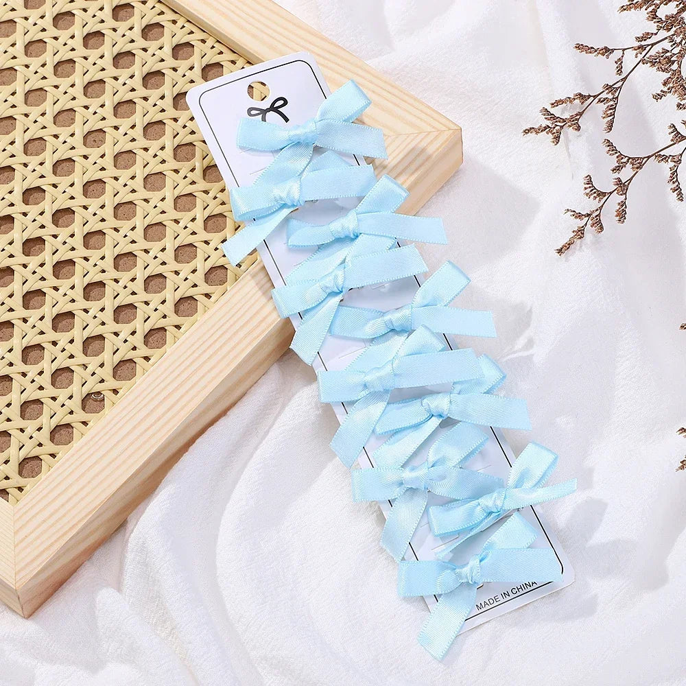 Lot de 10 mini pinces nœuds– Barrettes cheveux fille style ballet