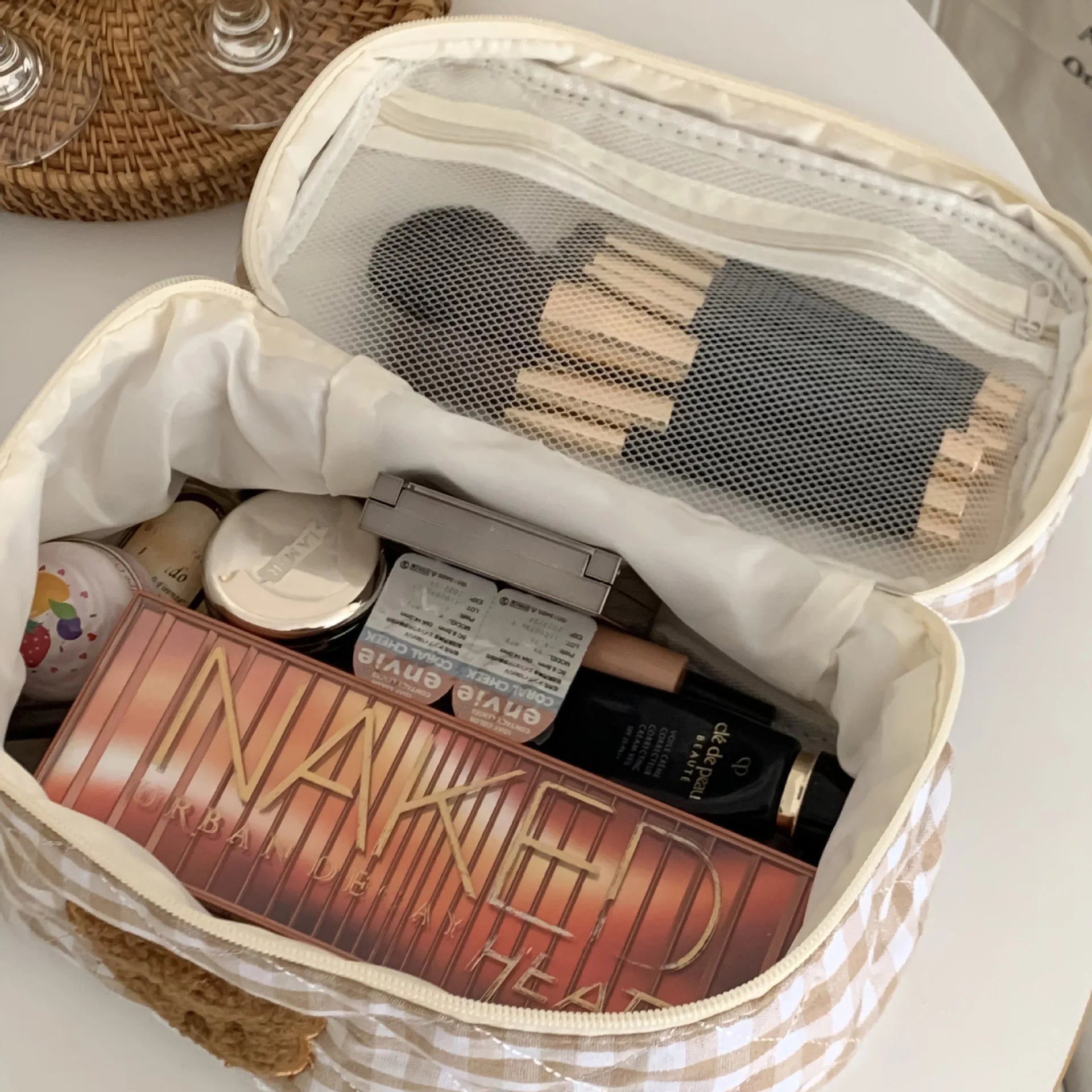 Trousse maquillage ourson – Sac de rangement mignon & pratique pour le quotidien