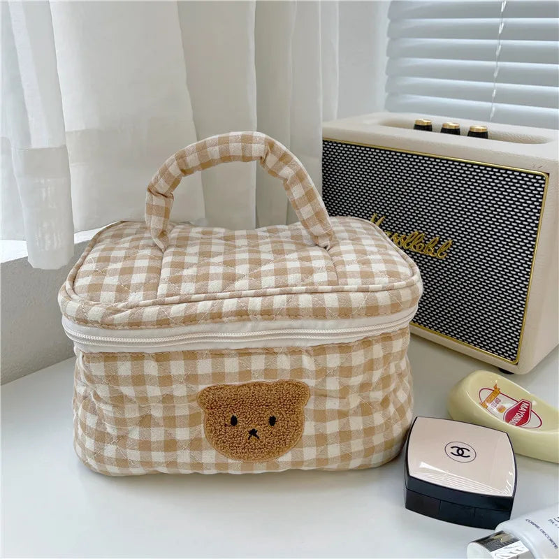 Trousse maquillage ourson – Sac de rangement mignon & pratique pour le quotidien