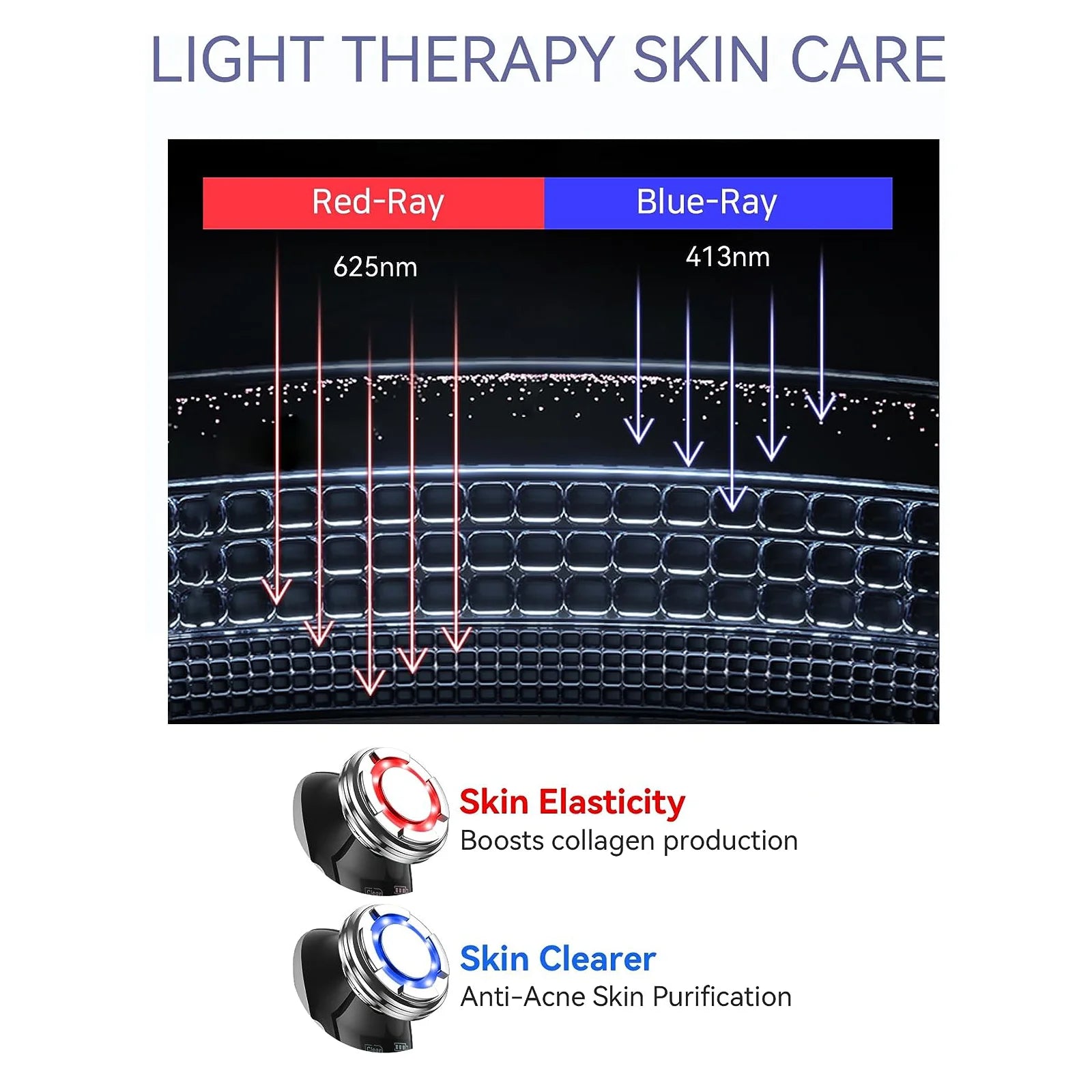 Appareil massage visage EMS & LED – Lifting, chaud/froid et soin raffermissant