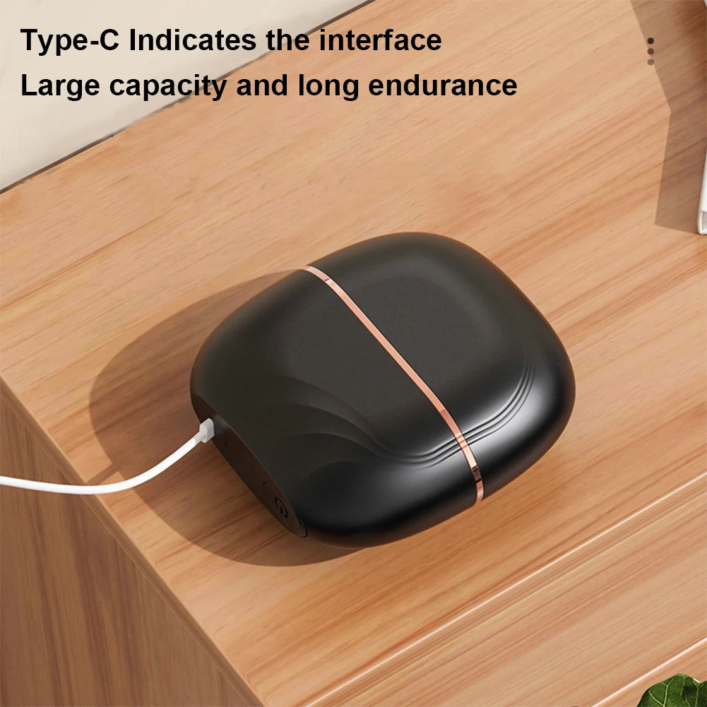 Brosse lissante chauffante sans fil – Mini lisseur portable ionique, 3 températures