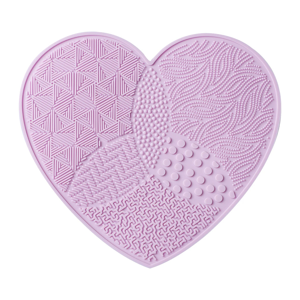 Tapis nettoyeur pinceaux maquillage en silicone – Pad de nettoyage avec ventouse – Nettoyage manuel précis