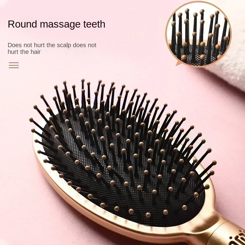 Brosse à cheveux professionnelle – Plate, ronde ou pneumatique – Plusieurs couleurs – Tous types de cheveux