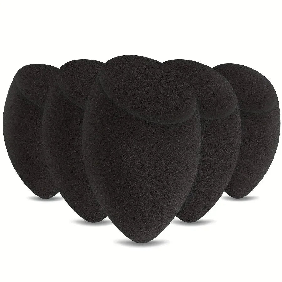 Set de 3 éponges de maquillage noires – Beauty Blender ultra-douces à l’eau