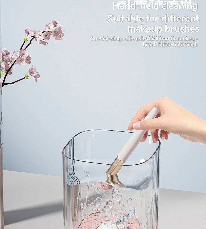 Nettoyeur électrique de pinceaux maquillage USB – Rechargeable – Nettoyage automatique & séchage rapide