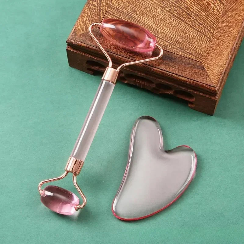 Gua Sha visage en pierre naturelle – Massage facial liftant & drainage lymphatique