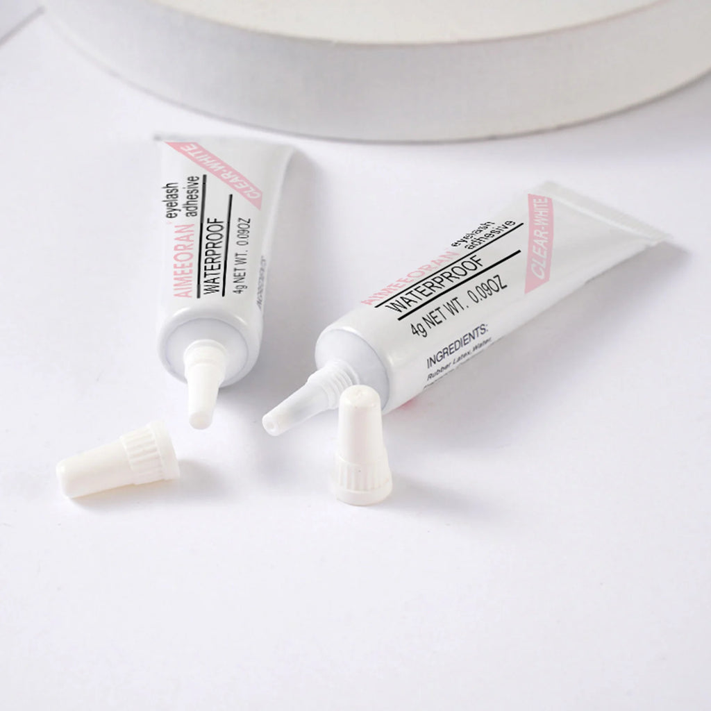 Colle à faux cils professionnelle waterproof 4 g – Tenue forte, hypoallergénique