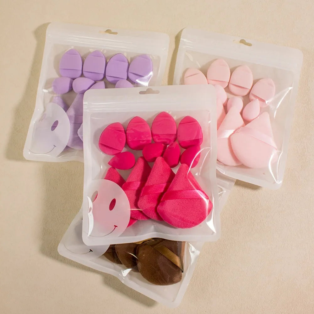 Lot de 12 éponges maquillage professionnelles – Beauty blender fond de teint & correcteur