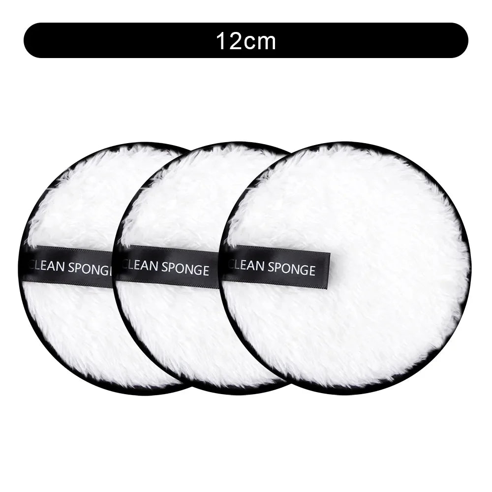 Cotons démaquillants réutilisables en coton – Lot de 3 disques lavables ultra doux