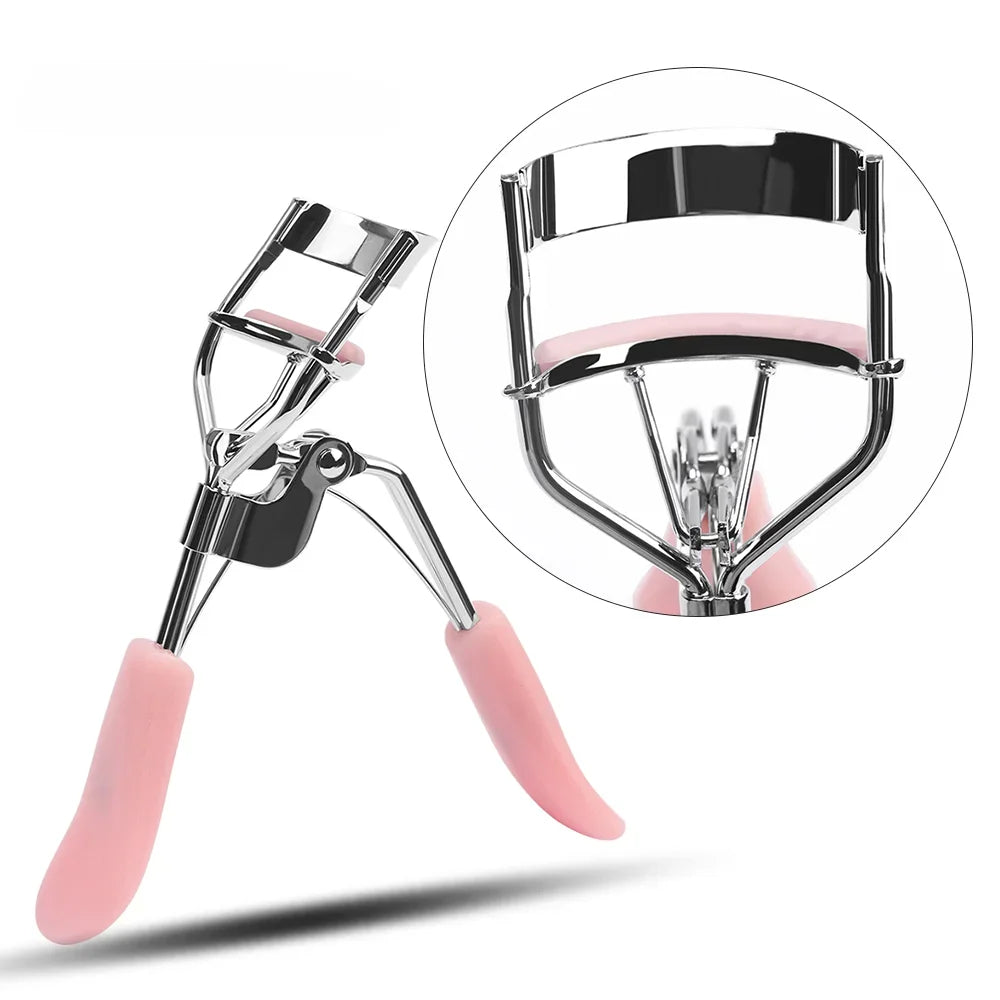 Recourbe-cils professionnel en métal – Courbure naturelle & prise douce
