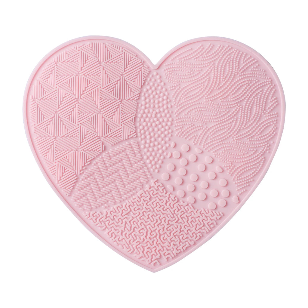 Tapis nettoyeur pinceaux maquillage en silicone – Pad de nettoyage avec ventouse – Nettoyage manuel précis