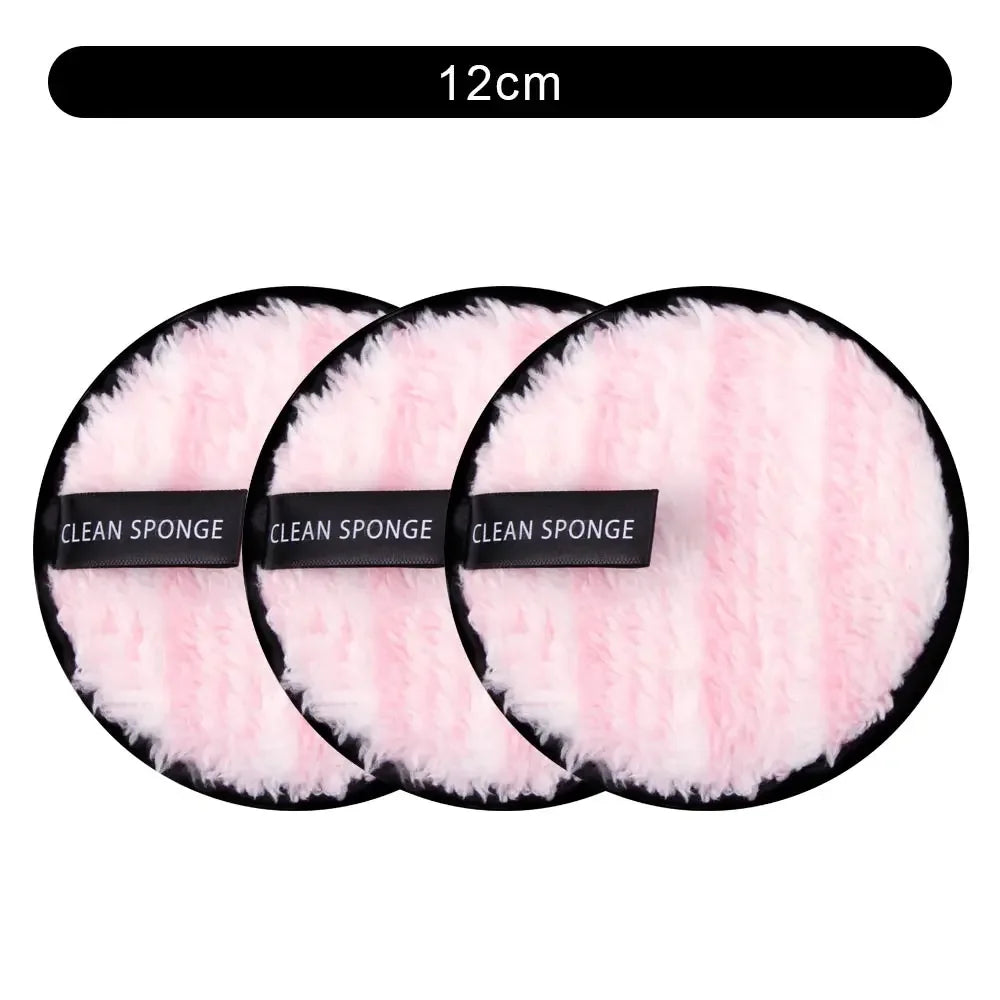 Cotons démaquillants réutilisables en coton – Lot de 3 disques lavables ultra doux