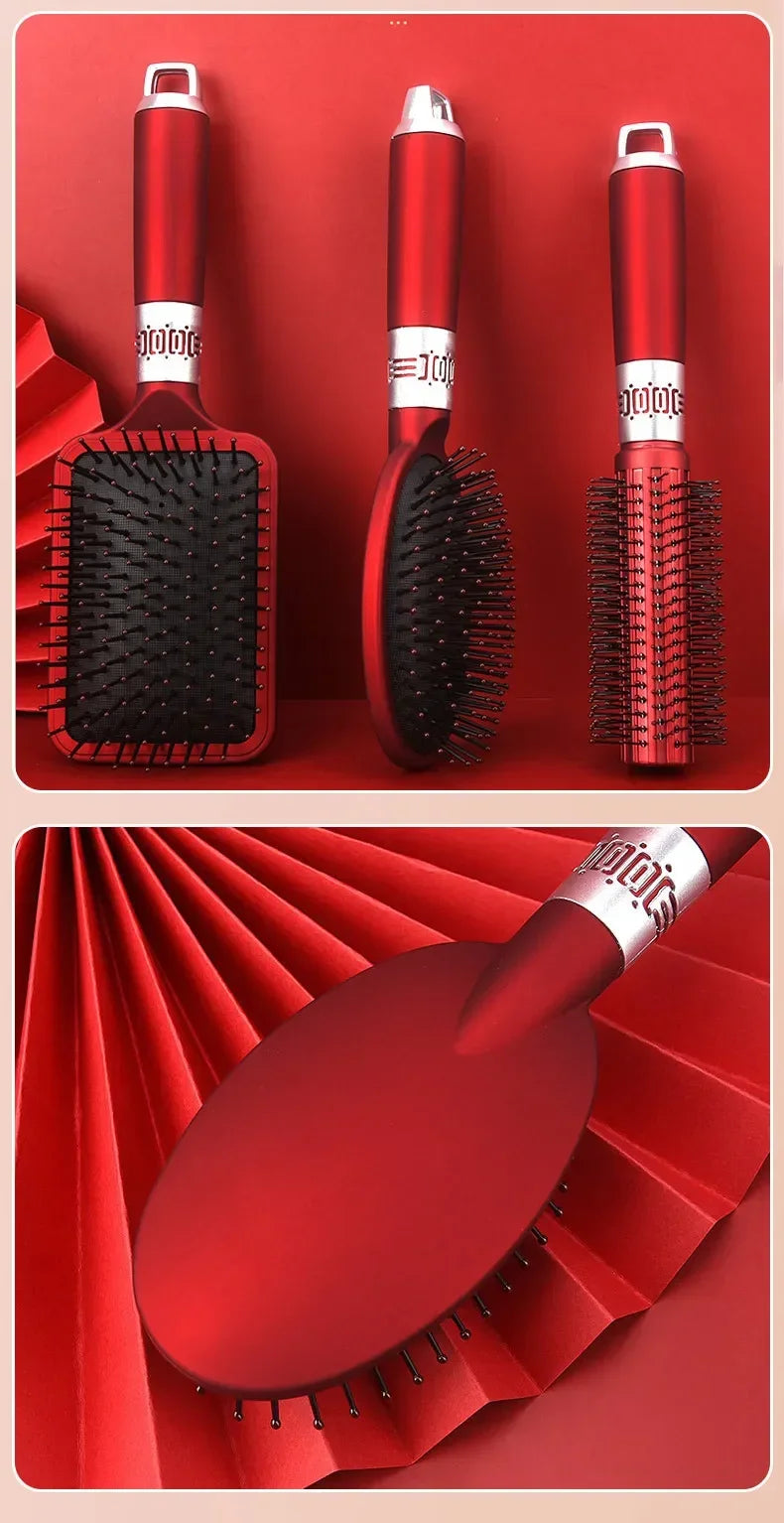 Brosse à cheveux professionnelle – Plate, ronde ou pneumatique – Plusieurs couleurs – Tous types de cheveux