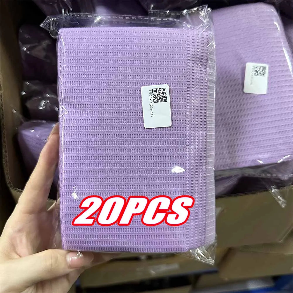 Tapis de table manucure jetables – Papier Nail Art imperméable 3 couches 20 pcs