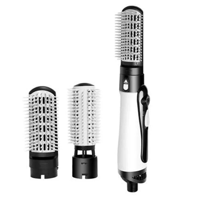 Brosse soufflante 3-en-1 ionique – Sèche-cheveux brosse volumisante lissante et bouclante