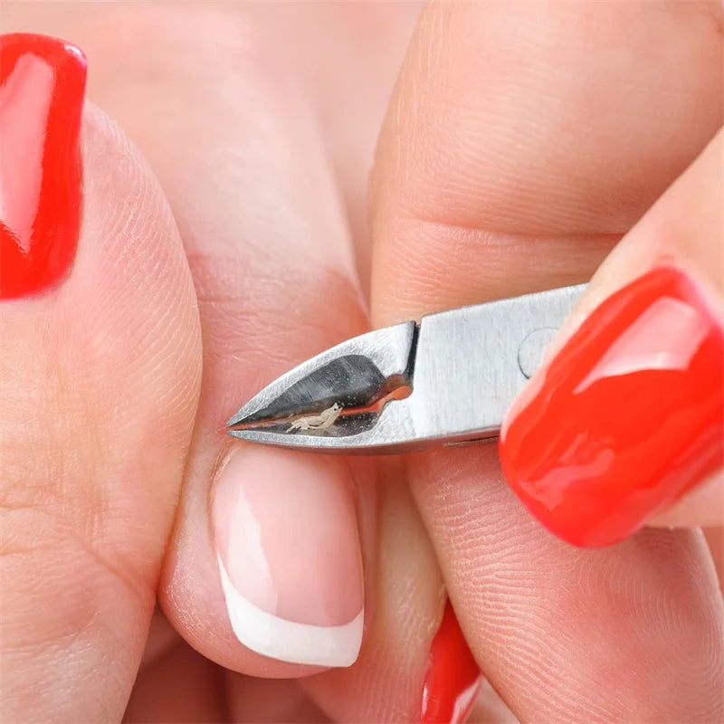 Pince à cuticules professionnelle en acier inoxydable – Manucure & pédicure
