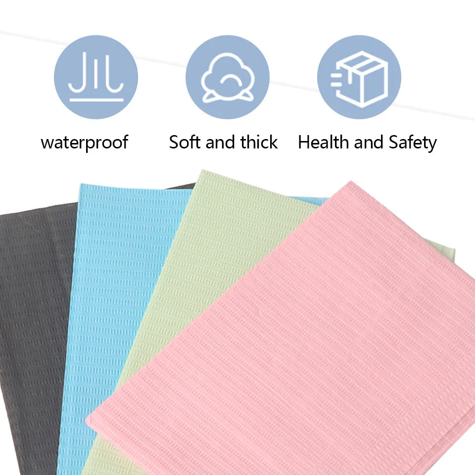Tapis de table manucure jetables – Papier Nail Art imperméable 3 couches 20 pcs