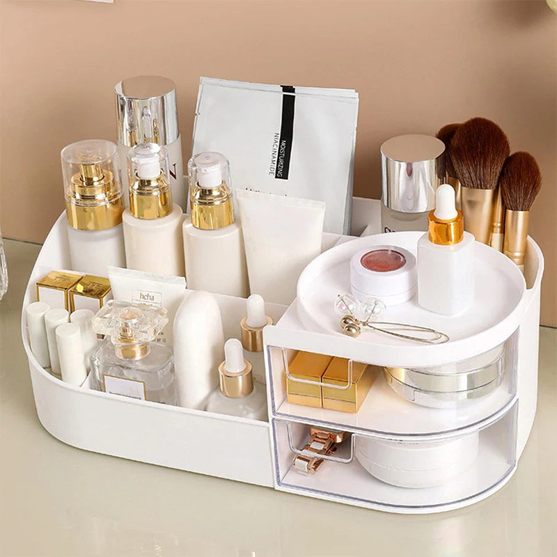 Organisateur de maquillage avec tiroirs – Boîte de rangement cosmétique élégante et fonctionnelle