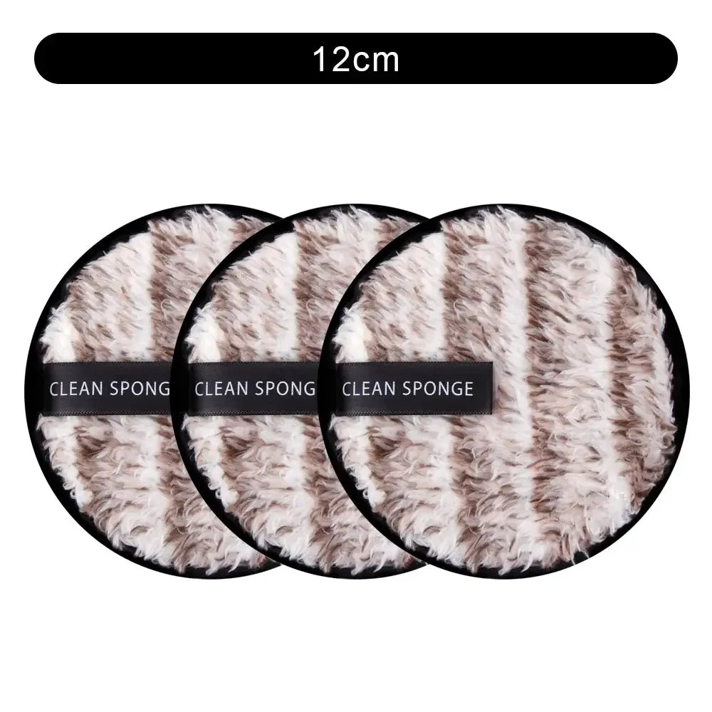Cotons démaquillants réutilisables en coton – Lot de 3 disques lavables ultra doux