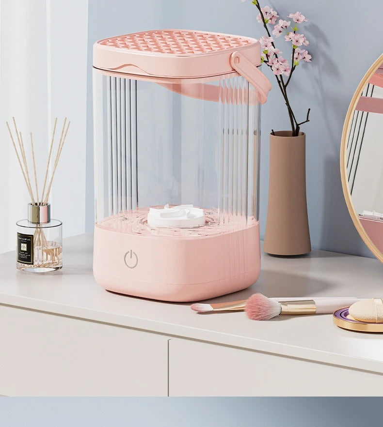Nettoyeur électrique de pinceaux maquillage USB – Rechargeable – Nettoyage automatique & séchage rapide